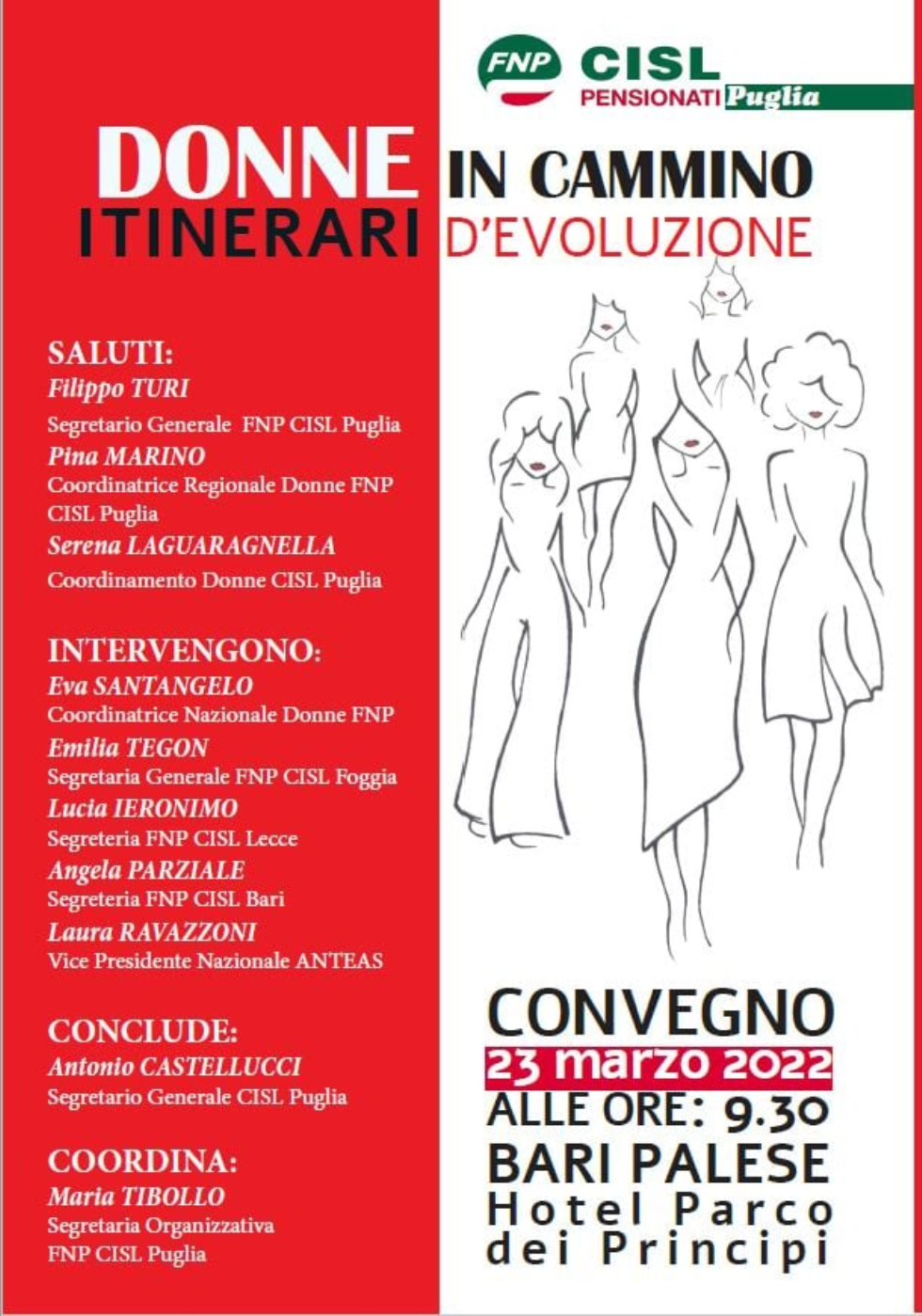 DONNE IN CAMMINO. ITINERARI D’EVOLUZIONE