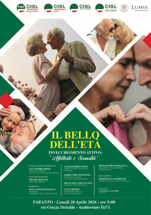 “Il bello dell’età”: al centro invecchiamento, affettività e sessualità